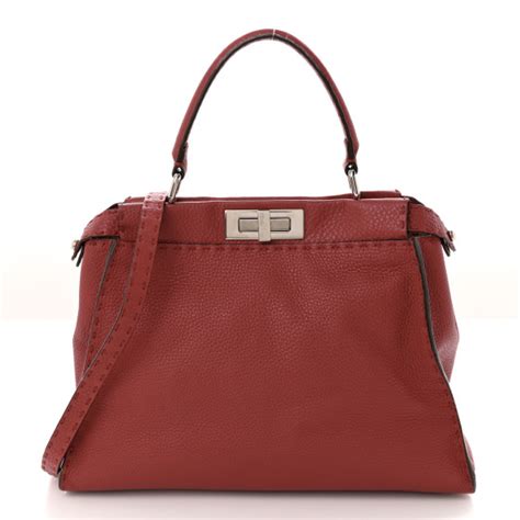 brse fendi color rosso|FENDI Cuoio Romano Selleria Bi.